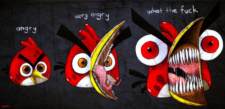 Angry Birds Fan Art Examples 80+ Design Artworks angry birds evolution 750x365 Angry Birds Fan Art Examples 80+ Design Artworks