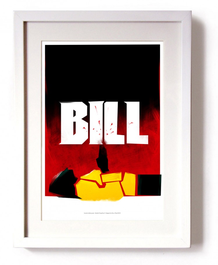 KILL BILL by Rocco Malatesta bill white frame 750x910 KILL BILL by Rocco Malatesta