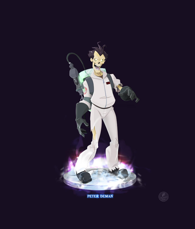 Ghostly Ghostbusters ghostbuster monster Peter dan schoening1 Ghostly Ghostbusters