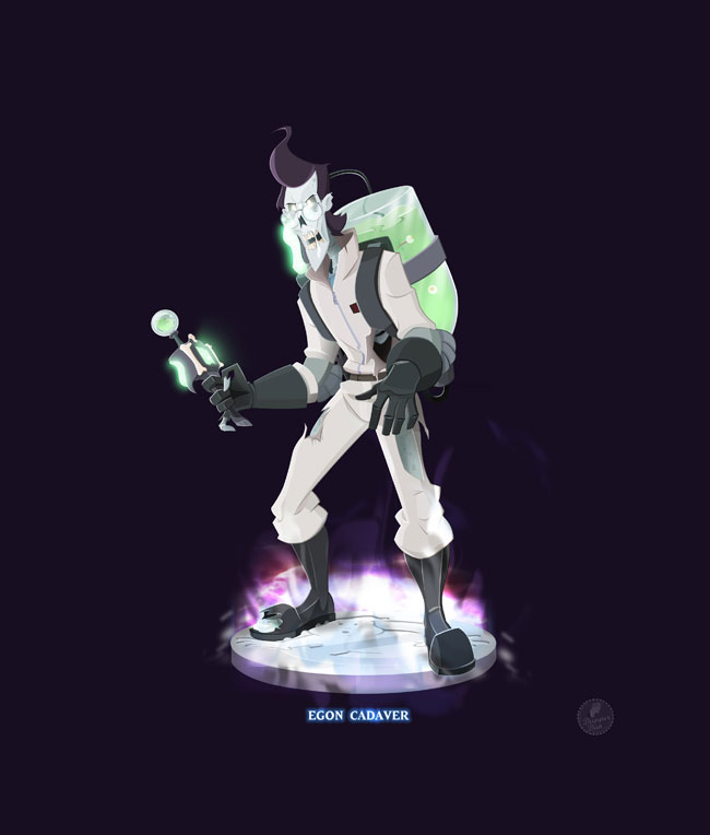 Ghostly Ghostbusters ghostbuster monster egon schoening Ghostly Ghostbusters