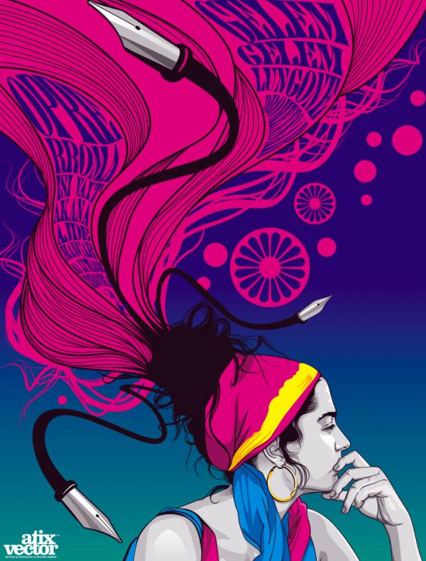 gipsy light by orlando aquije abarca600 791 Vector Art by Orlando Aquije Abarca