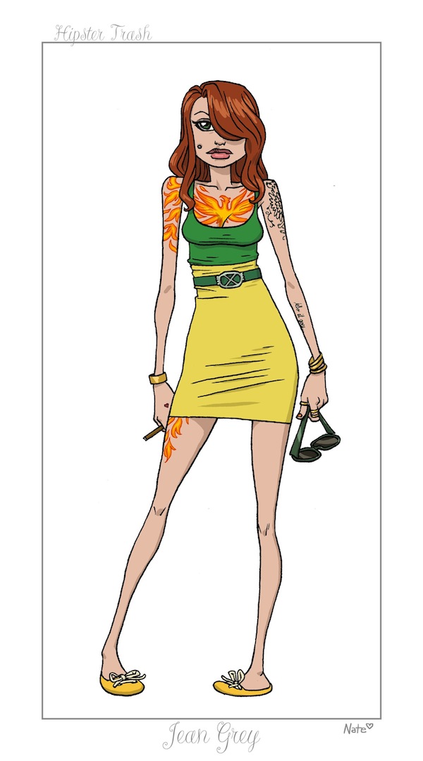 X Hipsters hipster x men by nate bellegarde jean grey X Hipsters