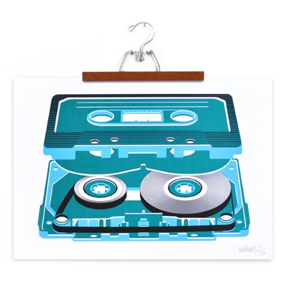  Cassette Screen Print