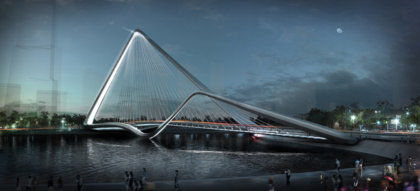 Infinity Loop Bridge by 10 DESIGN i1a118 Infinity Loop Bridge by 10 DESIGN
