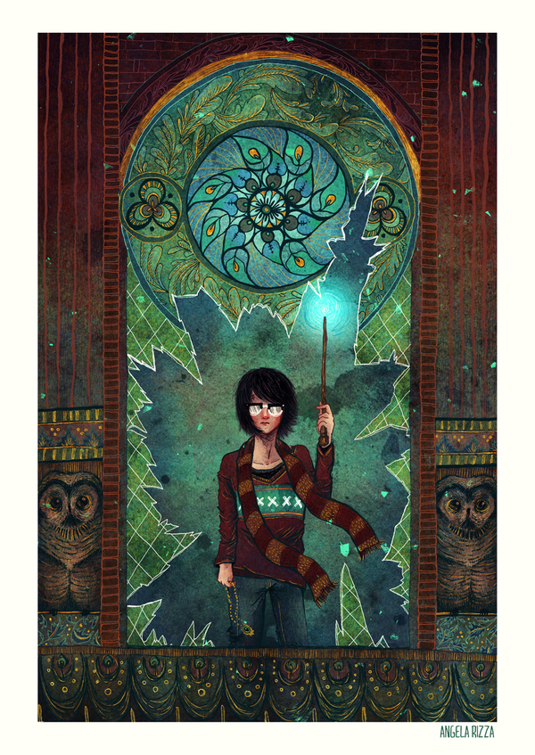 i1b176 Harry Potter by Angela Rizza