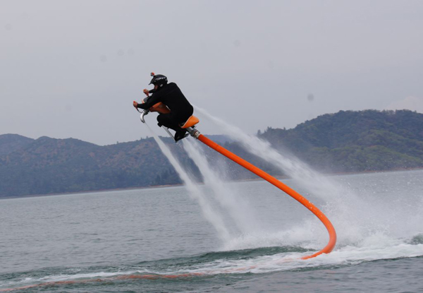 The Jetovator – A Flying, Water Powered Bike The Jetovator – A Flying, Water Powered Bike