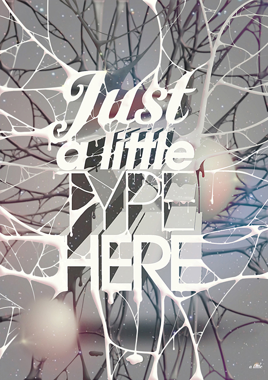 45 Remarkable Examples Of Typography Design #9 just a little l13 45 Remarkable Examples Of Typography Design #9