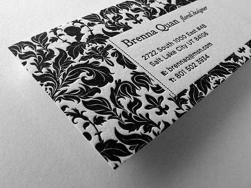 Beautiful Examples of Letterpress Business Card Designs letterpress pattern design typography business card Beautiful Examples of Letterpress Business Card Designs