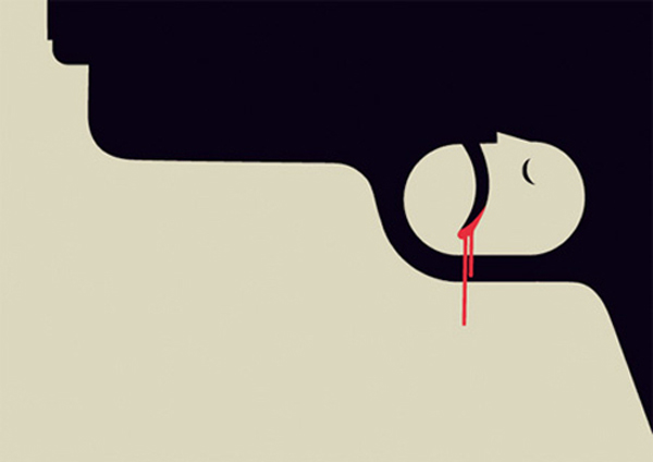 Negative Space Illustrations negative space illustrations enpundit 11 Negative Space Illustrations