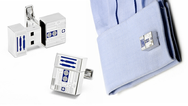 original5 R2D2 4GB USB Flash Drive Cufflinks