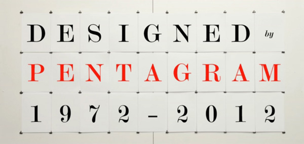 pentagram 40 01 Pentagram   40 Years of Amazing Design!