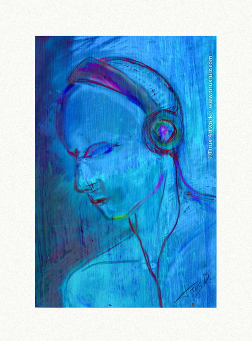 DigiPaint: SkullMusic skull 500 DigiPaint: SkullMusic