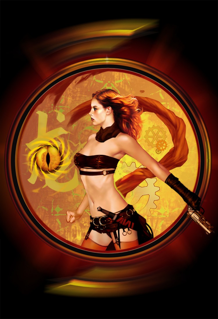 Artwork by Roberto Dal Santo steampunk girl in the year of the dragon by robertods d4wd9ql 750x1094 Artwork by Roberto Dal Santo