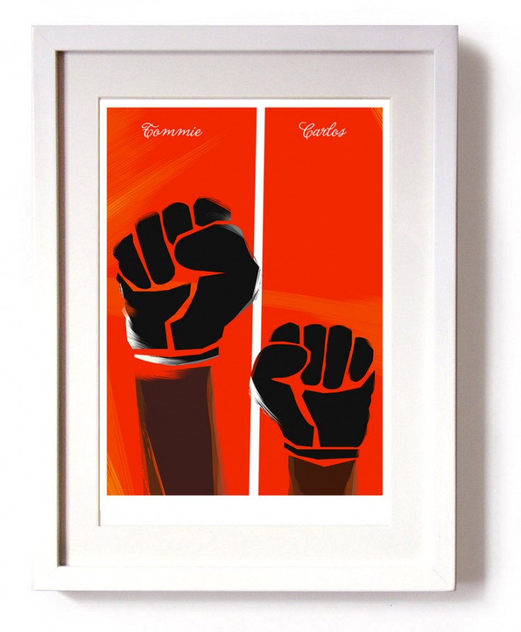 TOMMIE & CARLOS Black Power by Rocco Malatesta tommiecarlos frame 750x910 TOMMIE & CARLOS Black Power by Rocco Malatesta