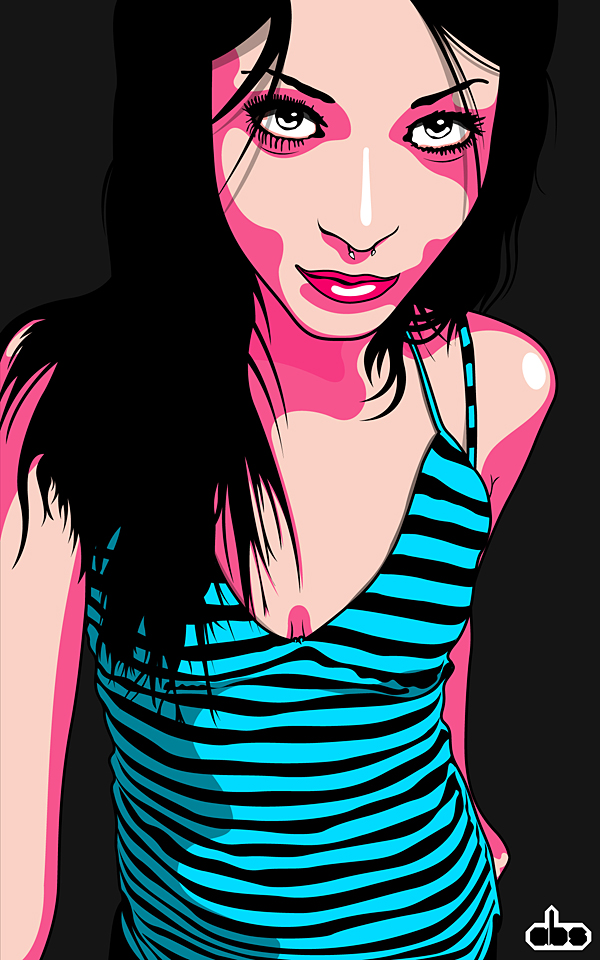 Jaw dropping vector portrait Illustrations vec4 Jaw dropping vector portrait Illustrations