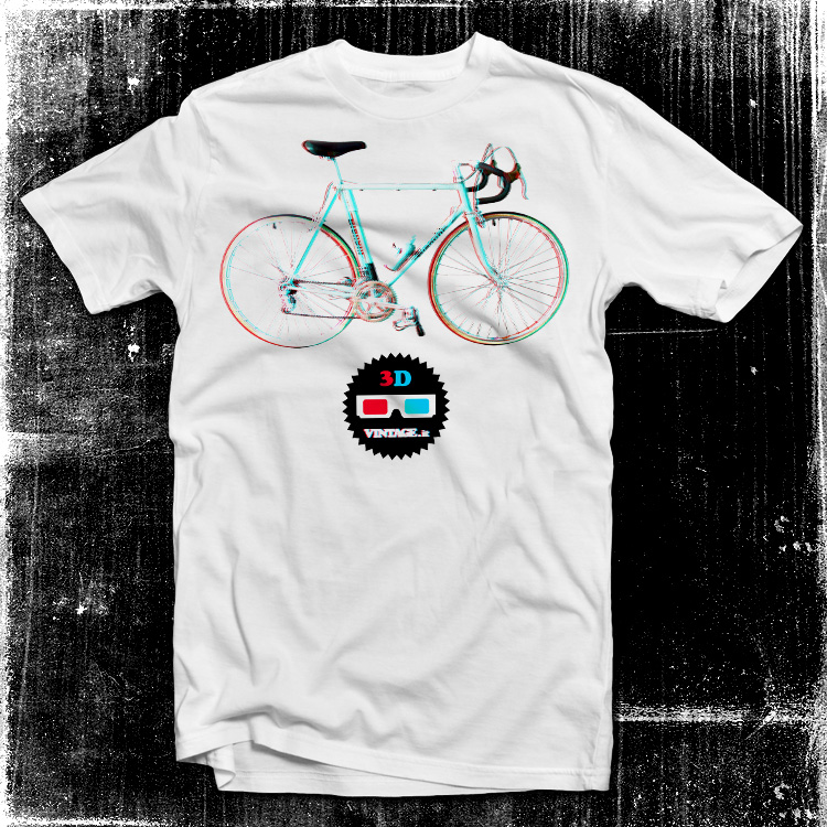vintage 2ruote bianchi Bianchi bike 3D t shirt
