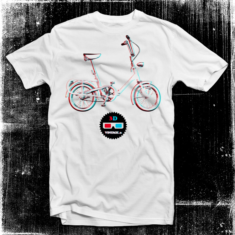Graziella bike 3D t shirt vintage 2ruote graziella Graziella bike 3D t shirt