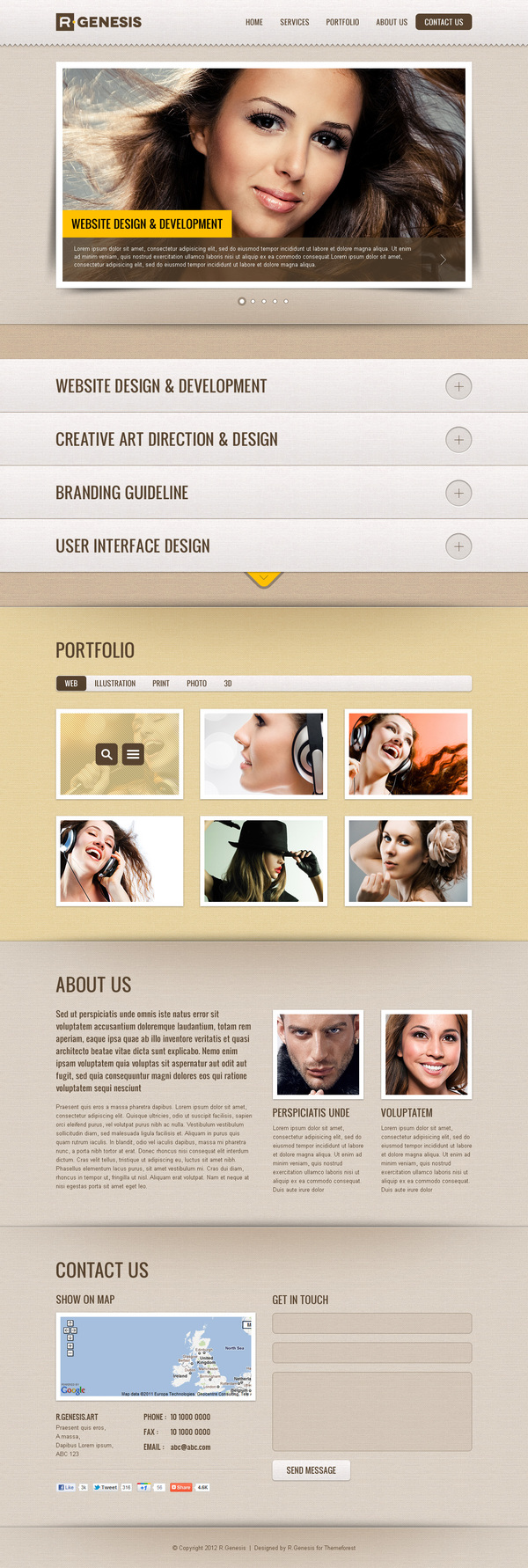 25+ Single page web design inspiration 177 25+ Single page web design inspiration