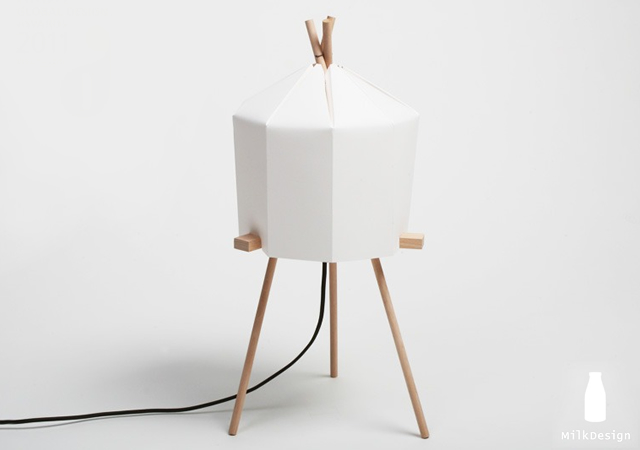 Paper lamp by Milk Design 1o11 Paper lamp by Milk Design