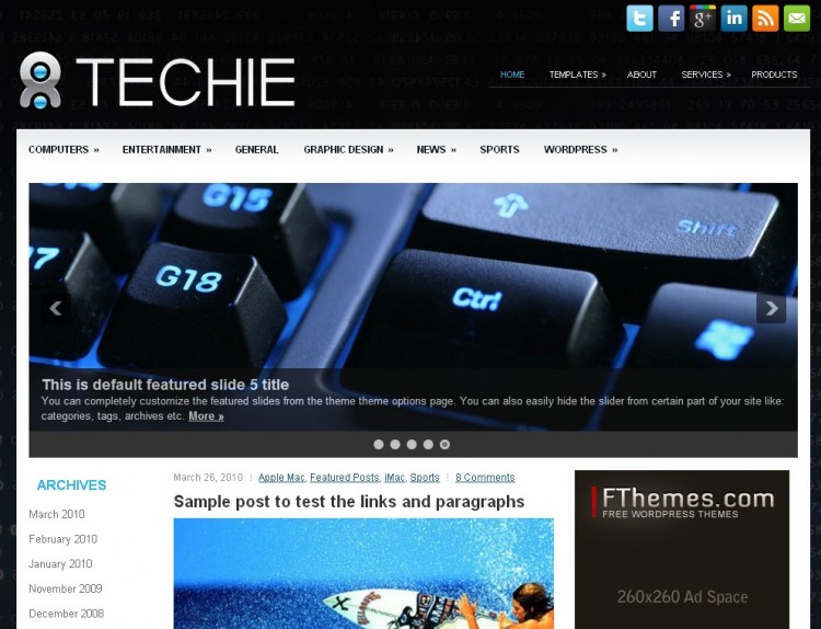 43 Free Premium Quality WordPress Themes You Might Not Have Seen Yet 21.free wordpress themes 2012 750x574 43 Free Premium Quality WordPress Themes You Might Not Have Seen Yet