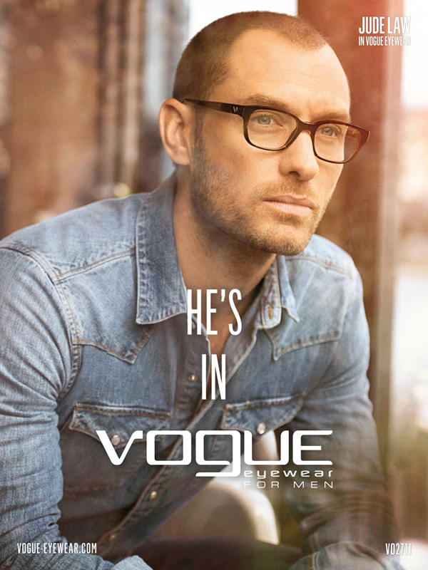 Jude Law by Peter Lindbergh for Vogue Eyewear 404c5 jude law peter lindbergh vogue eyewear 01 Jude Law by Peter Lindbergh for Vogue Eyewear
