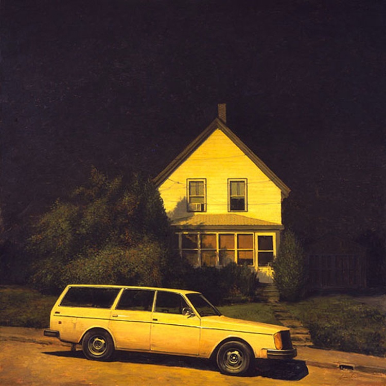 Paintings by Linden Frederick 5x5 volvo Paintings by Linden Frederick