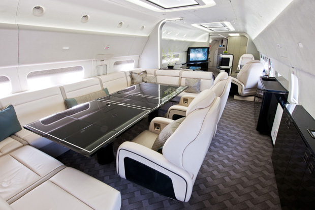 High End Business Jet Design BBJ Luxury Interior 01 High End Business Jet Design