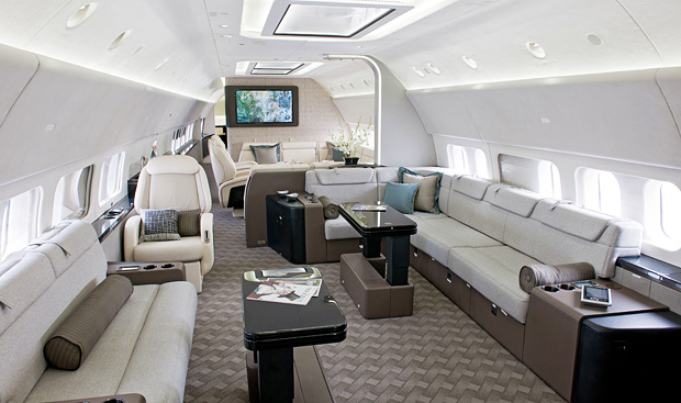 High End Business Jet Design BBJ Luxury Interior 02 High End Business Jet Design
