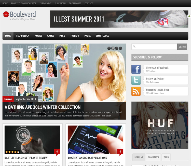 25+ Fantastic WordPress Review Themes Boulevard 02 25+ Fantastic WordPress Review Themes