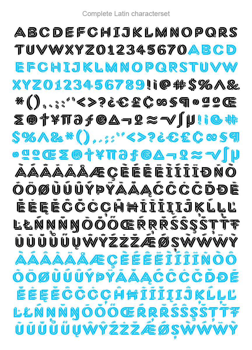 BvF Behance Macula 023 Macula, the impossible typeface