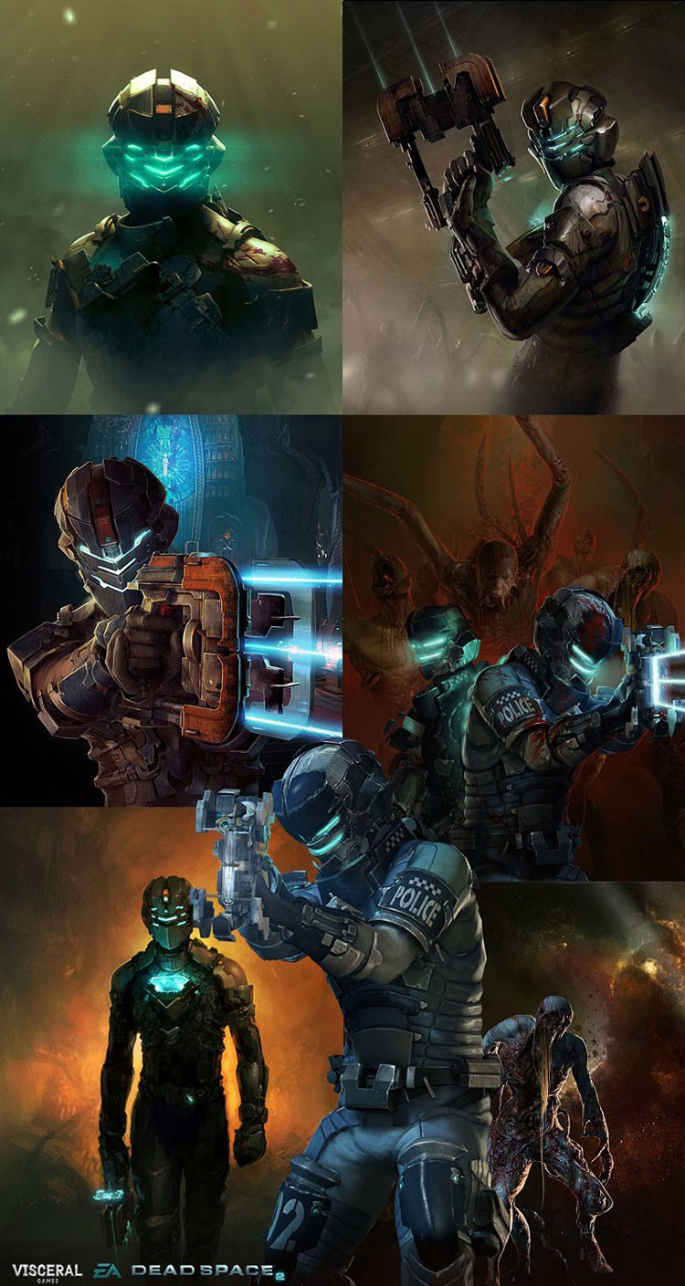 Superb Drawing Illustrations By Bjorn Hurri Dead Space 2 Illustrations Superb Drawing Illustrations By Bjorn Hurri
