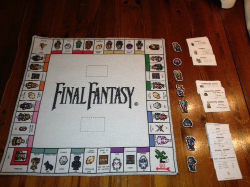 Hand Made Final Fantasy VI Monopoly Set Final Fantasy III Monopoly set Image 1 e1343264903590 Hand Made Final Fantasy VI Monopoly Set