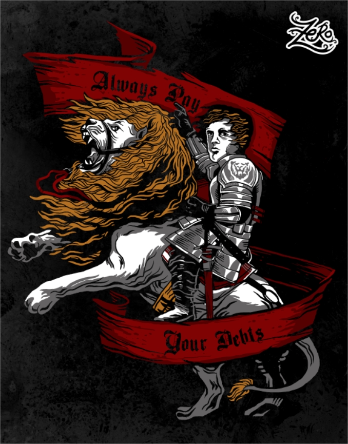Get this at Shritpunch July 30th Always Pay Your Debts
