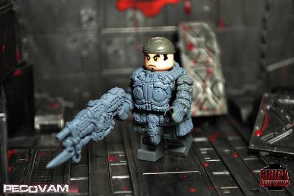 Gears of LEGO LEGO Gears of war Set Markus fenix Gears of LEGO