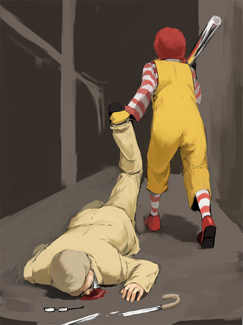 Mcdonald hit KFC McDonald hit KFC