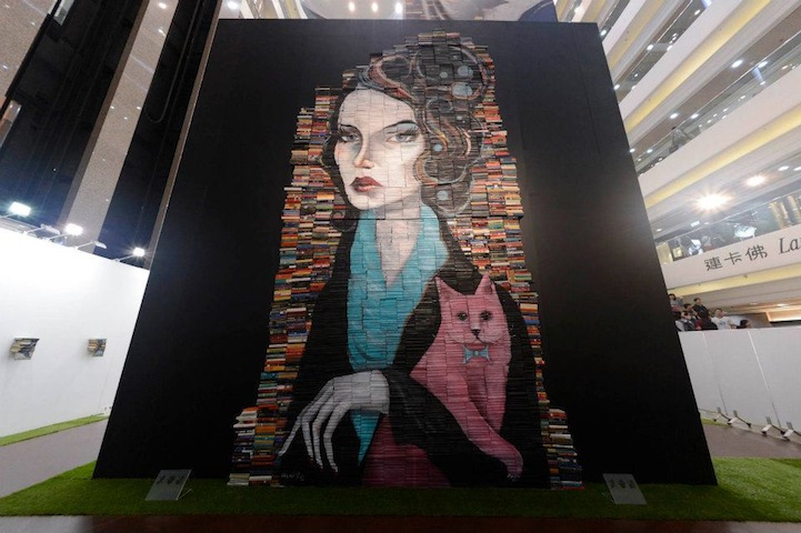 Mike Stilkeys New 24 Foot Tall Book Sculpture + More! MikeStilkey1 Mike Stilkeys New 24 Foot Tall Book Sculpture + More!