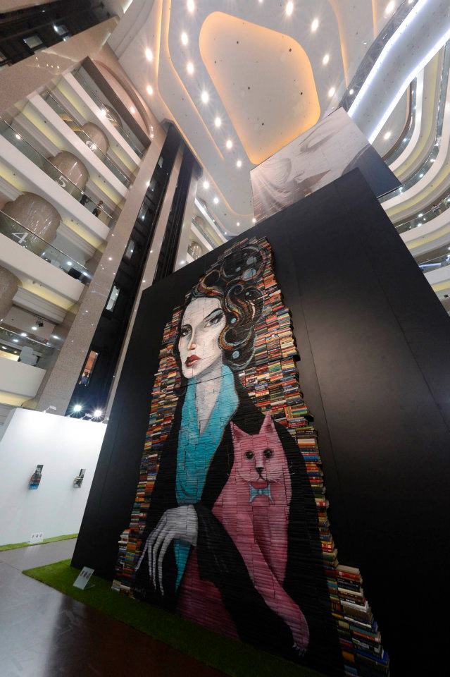 Mike Stilkeys New 24 Foot Tall Book Sculpture + More! MikeStilkey7 Mike Stilkeys New 24 Foot Tall Book Sculpture + More!