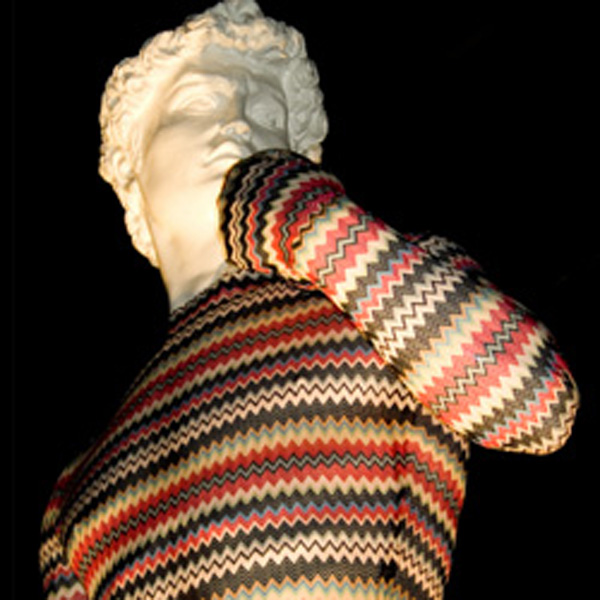 Missoni dEmo David collabcubed The David in Missoni