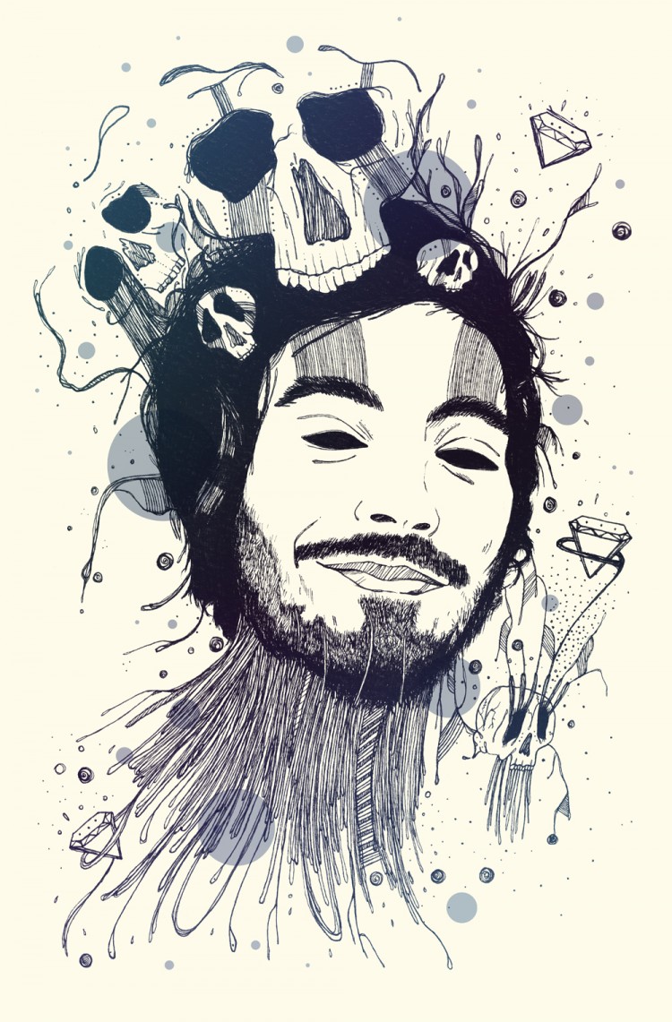 Muerte en tinta por Sua Agape 750x1141 Muerte En Tinta by Súa Agapé