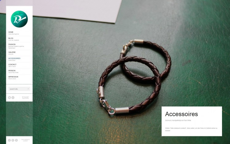 Paul White | New Website Paul White Accessoires 750x471 Paul White | New Website