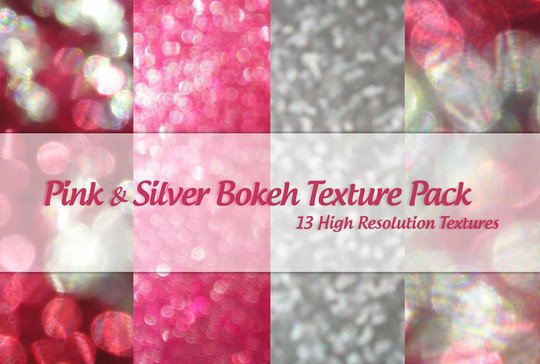 Pink and Silver Bokeh Pack 15+ Awesome Creative Bokeh Textures For Your Designs