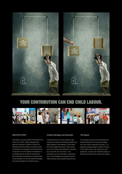 Public awareness Burden 20 Powerful Advertisements to Stop Child Labour
