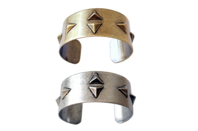 The Future 70s Collection by TomTom Pyramid Studder Cuffs The Future 70s Collection by TomTom