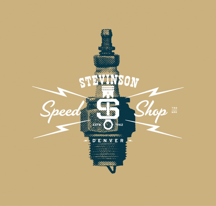 Stevinson Speed Shop Identity STV speedShop 750x713 Stevinson Speed Shop Identity