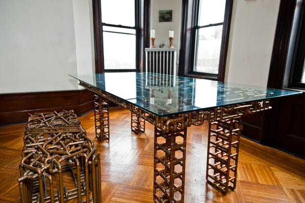 Copper Tubing Furniture by TJ Volonis TJ Volonis Freshome 1 Copper Tubing Furniture by TJ Volonis