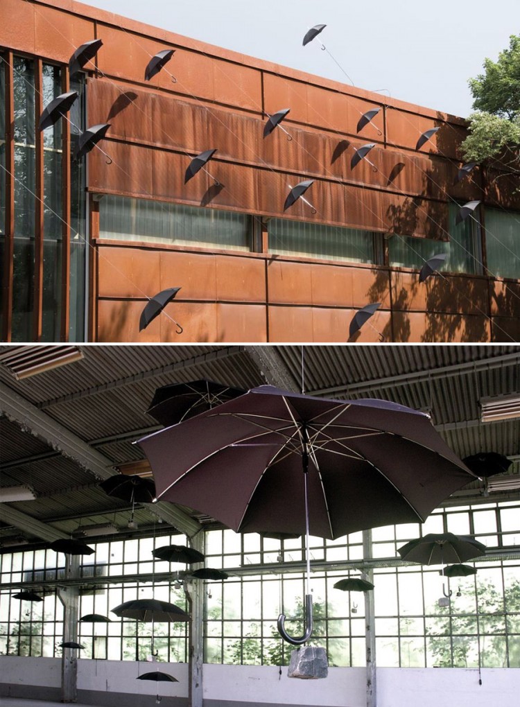 Otto Vincze Umbrella art installations Vincze 750x1020 Otto Vincze