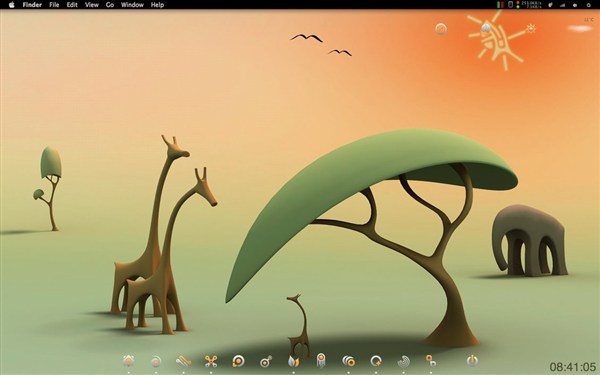 africa ss 25 Beautiful Mac OS Desktop Customizations for your Inspiration