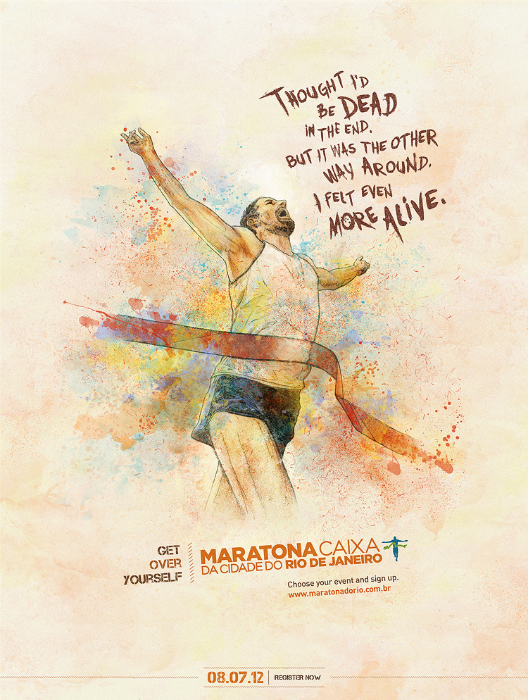 Get Over Yourself Rio de Janeiros Marathon Campaign alive 750 Get Over Yourself Rio de Janeiros Marathon Campaign