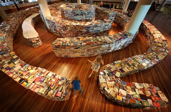 Giant Book Maze is Authors Unique Fingerprint amazeme 03 Giant Book Maze is Authors Unique Fingerprint