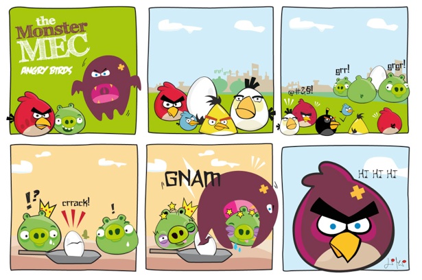 Angry Birds against theMonsterMec angrybirds Angry Birds against theMonsterMec
